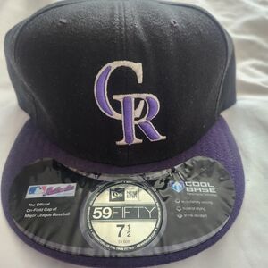 New Era 59FIFTY Purple and Black Baseball Cap